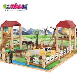 CB904920 CB904921 - Lighting house mini figure animals scene DIY toy farm play set